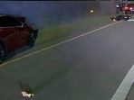 The scene of an accident involving a Tesla and a motorcycle on July 24, 2022 near Draper, Utah. (Utah Department of Public Safety via AP) The scene of an accident involving a Tesla and a motorcycle on July 24, 2022 near Draper, Utah. (Utah Department of Public Safety via AP)