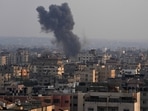 Smoke rises after Israeli airstrikes on residential building in Gaza, Saturday, August 6, 2022. (AP Photo/Adel Hana) Smoke rises after Israeli airstrikes on residential building in Gaza, Saturday, August 6, 2022. (AP Photo/Adel Hana)