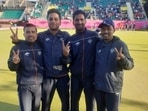 Indian Lawn Bowls men's fours team(Twitter/SAI Media)