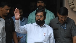 File photo: Maharashtra chief minister Eknath Shinde at Maharashtra Sadan, in New Delhi. (ANI Photo)