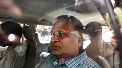 Delhi minister Satyendar Jain. (Sanchit Khanna/HT Archive) Delhi minister Satyendar Jain. (Sanchit Khanna/HT Archive)