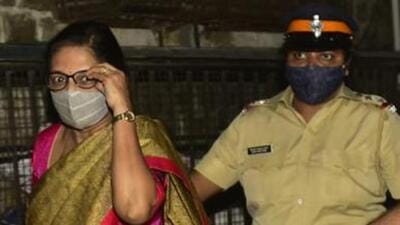 Varsha Raut, wife of Shiv Sena MP Sanjay Raut, outside the ED office in Mumbai. (Anshuman Poyrekar/HT File Photo) Varsha Raut, wife of Shiv Sena MP Sanjay Raut, outside the ED office in Mumbai. (Anshuman Poyrekar/HT File Photo)