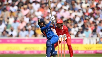 IND W vs ENG W: Jemimah Rodrigues plays a shot during Commonwealth Games 2022 semi-final. (ICC Twitter) IND W vs ENG W: Jemimah Rodrigues plays a shot during Commonwealth Games 2022 semi-final. (ICC Twitter)