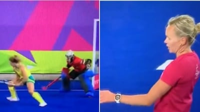 Savita Punia during the shoot-out