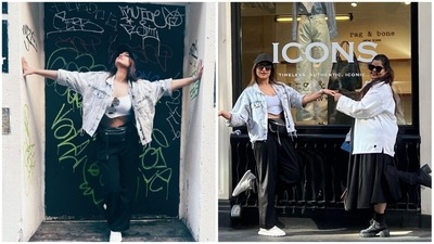 Sonakshi Sinha can pull off any look effortlessly. She is not afraid of experimenting with her looks and manages to nail all her fits. The Akira actor recently took to her Instagram handle to share a few pictures from her London stay. In the stills, she can be seen taking over the streets of London in street wear. (Instagram/@aslisona) Sonakshi Sinha can pull off any look effortlessly. She is not afraid of experimenting with her looks and manages to nail all her fits. The Akira actor recently took to her Instagram handle to share a few pictures from her London stay. In the stills, she can be seen taking over the streets of London in street wear. (Instagram/@aslisona)