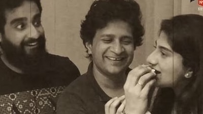 &nbsp;A throwback pic of KK with his kids has been used in the new song.