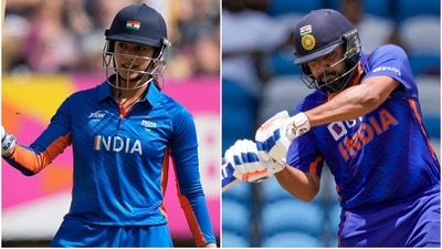 Smriti Mandhana and Rohit Sharma (AP) Smriti Mandhana and Rohit Sharma (AP)
