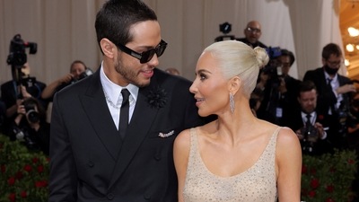 Kim Kardashian and Pete Davidson attend the Met Gala, themed In America: An Anthology of Fashion.&nbsp; (REUTERS)