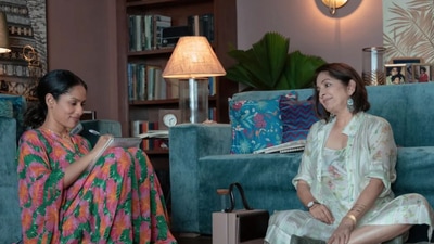 Masaba Gupta and Neena Gupta are seen together in Masaba Masaba. Masaba Gupta and Neena Gupta are seen together in Masaba Masaba.