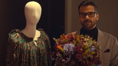 Neil Bhoopalam in a still from the opening scene of Masaba Masaba. Neil Bhoopalam in a still from the opening scene of Masaba Masaba. 