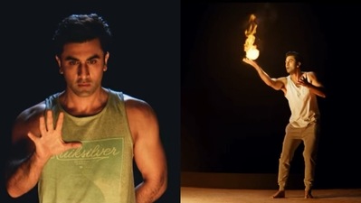 Ranbir Kapoor on the sets of Brahmastra in 2016. Ranbir Kapoor on the sets of Brahmastra in 2016.