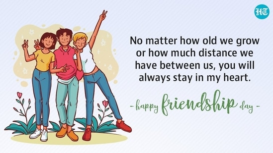 Friendship Day is celebrated to honour the beautiful relationship we share with our friends.&nbsp;(HT Photo)