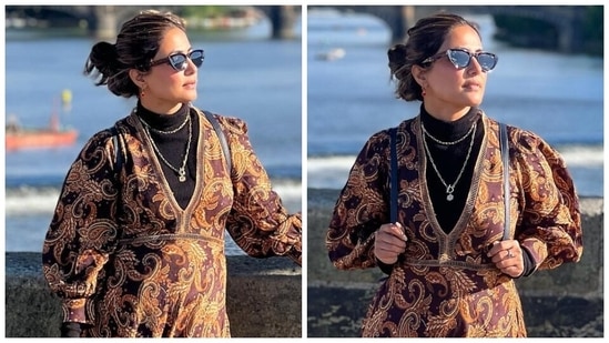 Loved Hina Khan's printed mini dress in the unseen pics from dreamy European holiday? It costs R 7k (Instagram) Loved Hina Khan's printed mini dress in the unseen pics from dreamy European holiday? It costs R 7k (Instagram)