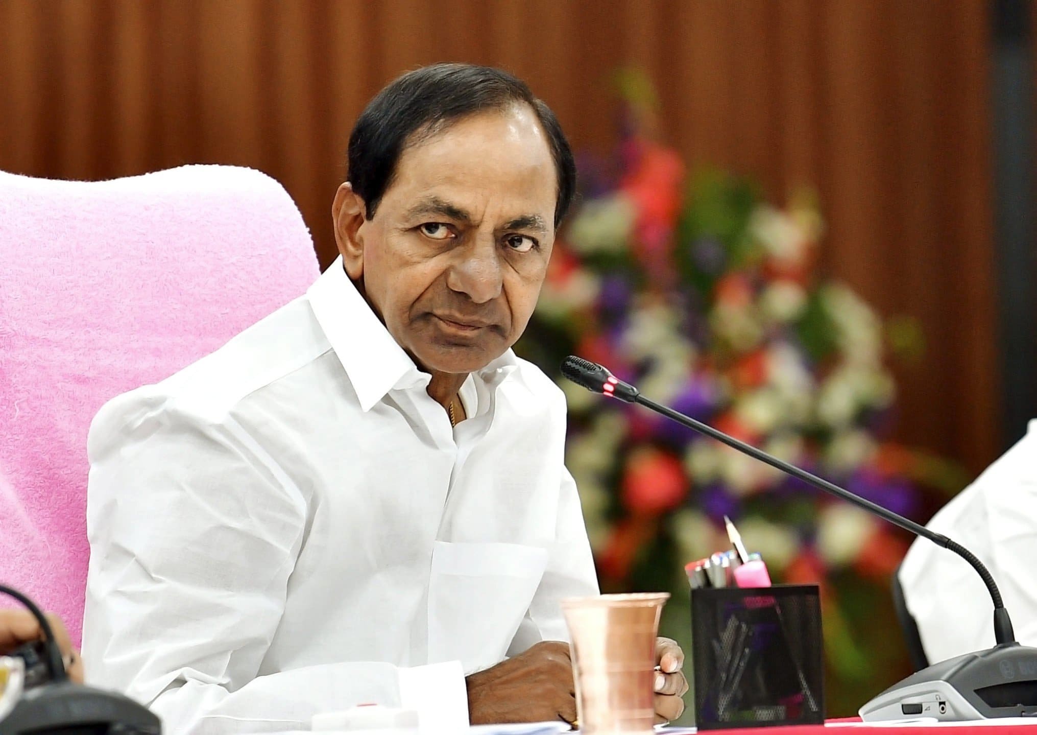 Telangana chief minister KCR. Telangana chief minister KCR.