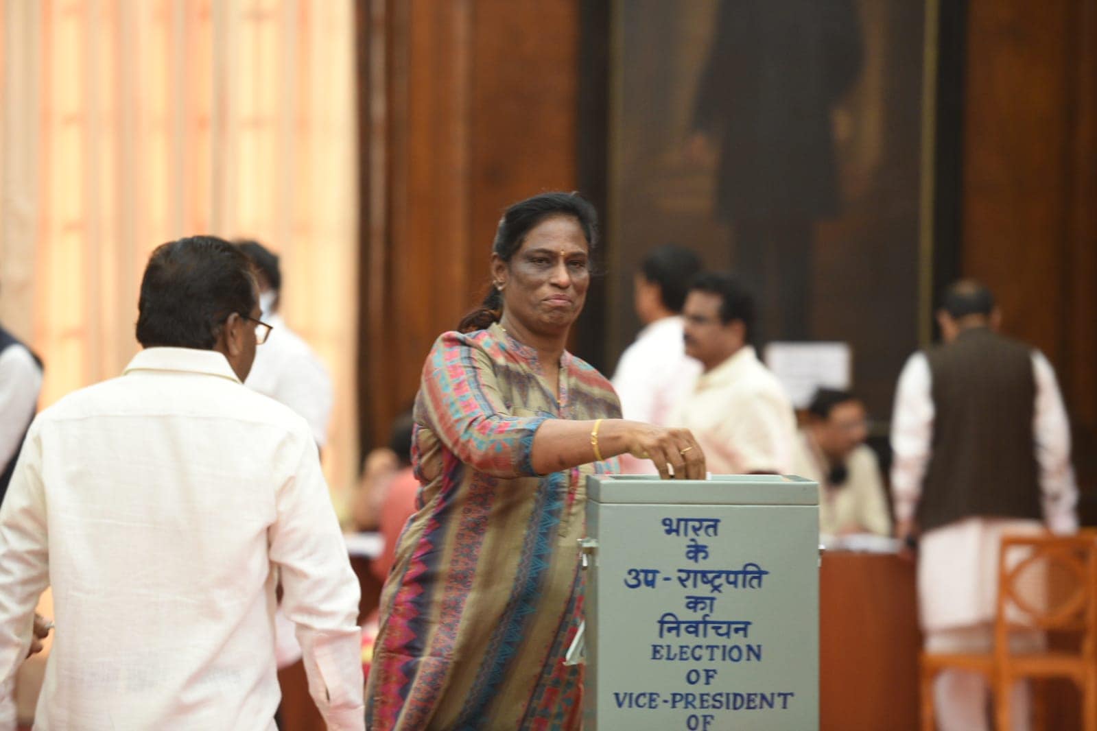 Rajya Sabha MP PT Usha (Hindustan Times / Arvind Yadav) Rajya Sabha MP PT Usha (Hindustan Times / Arvind Yadav)
