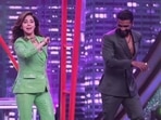 Urmila Matondkar dances with Remo D'Souza on Dance India Dance.