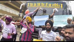 Babanpreet Singh, a member of PAU Students’ Association (PAUSA), said they would stage a protest against chief minister Bhagwant Mann, who is stated to visit Ludhiana on Independence Day. (HT FILE)