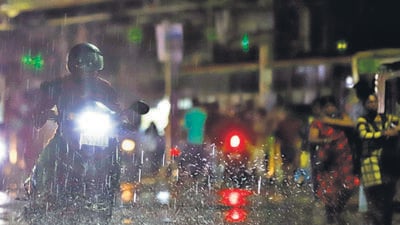Several rivers are in spate following heavy rains lashing many parts of Karnataka, especially villages located near Tunga and Tungabhadra rivers, officials said. (ANI) Several rivers are in spate following heavy rains lashing many parts of Karnataka, especially villages located near Tunga and Tungabhadra rivers, officials said. (ANI)