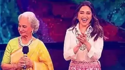 Waheeda Rehman appeared on Dance Deewane last year. Madhuri Dixit was one of the judges of the show. Waheeda Rehman appeared on Dance Deewane last year. Madhuri Dixit was one of the judges of the show.