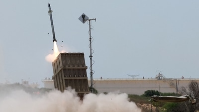 An Israeli Iron Dome air defence system launches a missile to intercept rockets fired from the Gaza Strip, on the outskirts of the southern Israeli city of Ashkelon. (AFP) An Israeli Iron Dome air defence system launches a missile to intercept rockets fired from the Gaza Strip, on the outskirts of the southern Israeli city of Ashkelon. (AFP)