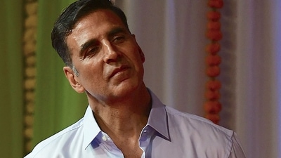 Akshay Kumar during a promotional event for Raksha Bandhan. (AFP) (AFP) Akshay Kumar during a promotional event for Raksha Bandhan. (AFP) (AFP)