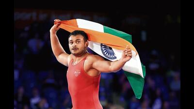 Deepak Punia defeated Pakistan’s Muhammad Inam 3-0 in men’s 86kg freestyle wrestling final at the Commonwealth Games 2022 to clinch gold. (Photo: ANI) Deepak Punia defeated Pakistan’s Muhammad Inam 3-0 in men’s 86kg freestyle wrestling final at the Commonwealth Games 2022 to clinch gold. (Photo: ANI)