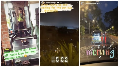 Anushka Sharma shared a bunch of pictures on Instagram Stories. Anushka Sharma shared a bunch of pictures on Instagram Stories. 