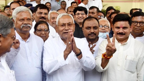 Bihar Chief Minister Nitish Kumar.(PTI)