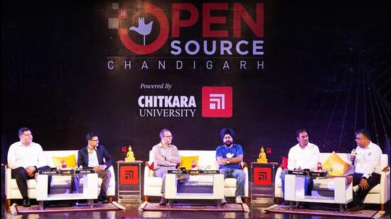 GitHub India, Apache Community Initiatives, Docker Inc. and OpsTree are the community partners of the open-source Chandigarh community and they will be conducting various workshops for students of Chitkara University (HT PHOTO)