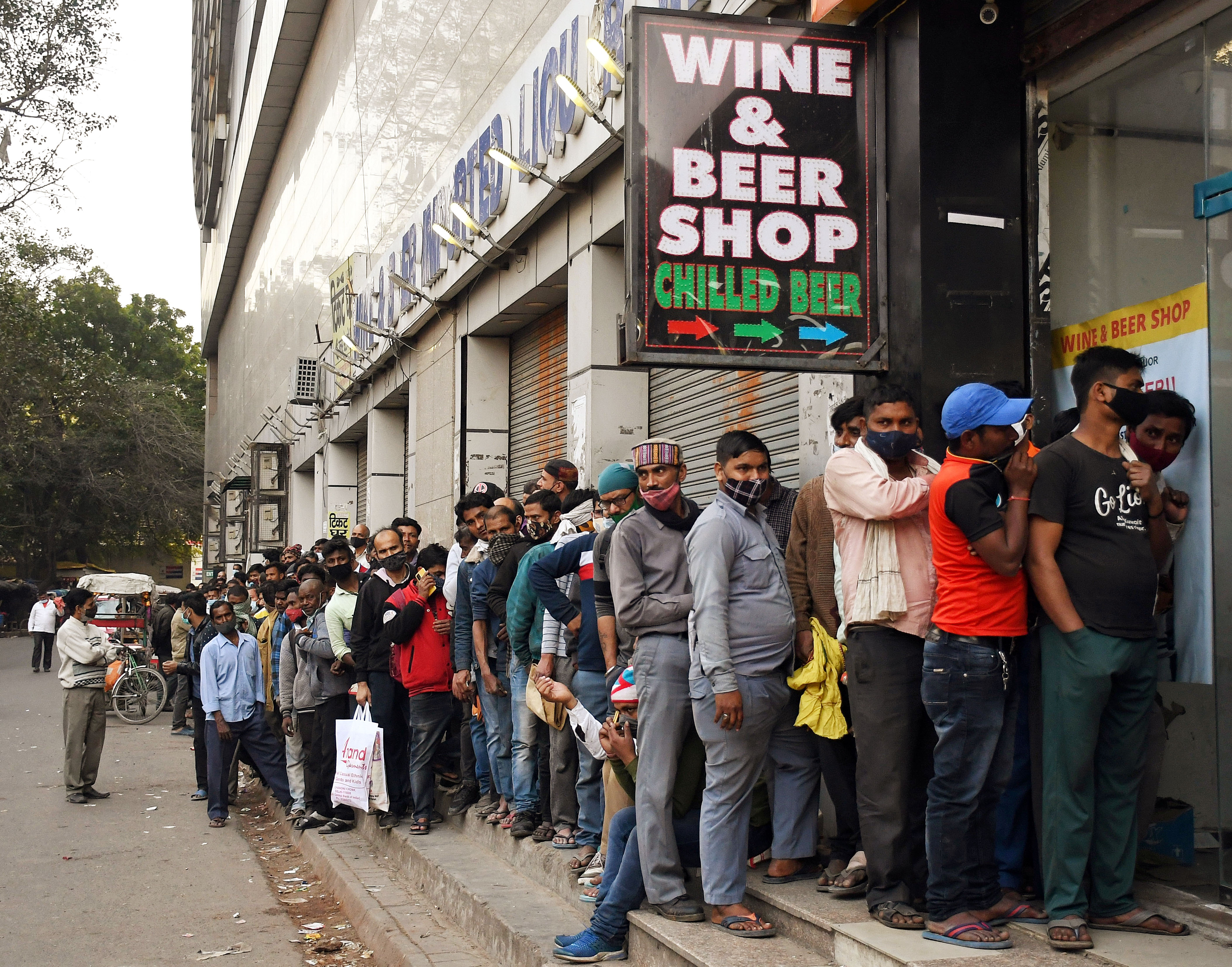 The excise department on August 3 communicated the terms and conditions for opening liquor vends to the four agencies. (ANI Photo)