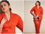 One of Bollywood's most versatile and fashionable actors, Huma Qureshi has lately been making headlines for all the good reasons. She is currently occupied with the promotions of her web series Maharani 2 which will get released on the OTT platform Hotstar. For a latest event, the actor went bold and opted for a red pantsuit.(Instagram/@iamhumaq) One of Bollywood's most versatile and fashionable actors, Huma Qureshi has lately been making headlines for all the good reasons. She is currently occupied with the promotions of her web series Maharani 2 which will get released on the OTT platform Hotstar. For a latest event, the actor went bold and opted for a red pantsuit.(Instagram/@iamhumaq)