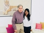 The image features Ratan Tata on left and Aditi Bhosale Walunj on right. (LinkedIn/Aditi Bhosale Walunj) The image features Ratan Tata on left and Aditi Bhosale Walunj on right. (LinkedIn/Aditi Bhosale Walunj)