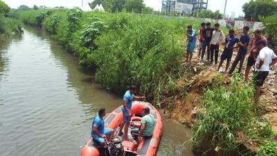 The boy could not be located during search operations conducted on Sunday and Monday. (Vipin Kumar/HT Photo) The boy could not be located during search operations conducted on Sunday and Monday. (Vipin Kumar/HT Photo)