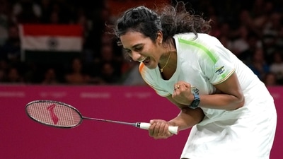 PV Sindhu of India celebrates (AP) PV Sindhu of India celebrates (AP)