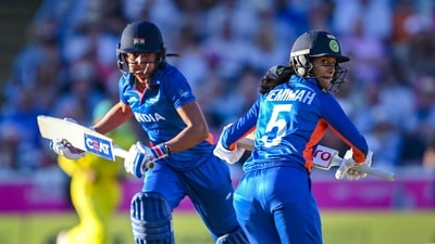 Birmingham: India's Harmanpreet Kaur and Jemimah Rodrigues during the women's T20 cricket final match between Australia and India at the Commonwealth Games 2022, Edgbaston Cricket Ground in Birmingham (PTI) Birmingham: India's Harmanpreet Kaur and Jemimah Rodrigues during the women's T20 cricket final match between Australia and India at the Commonwealth Games 2022, Edgbaston Cricket Ground in Birmingham (PTI)