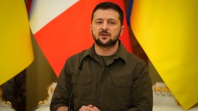 Ukrainian President Volodymyr Zelenskyy. (AP)