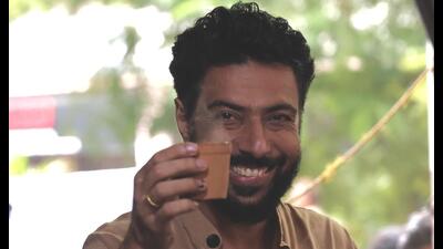 Ranveer Brar savouring tea at a prominent joint in Lucknow. (Mohit Saxena) Ranveer Brar savouring tea at a prominent joint in Lucknow. (Mohit Saxena)