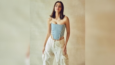 Ananya Panday's fresh shoulder length hairdo added more definition to her look and complemented her overall look. (Instagram/@spacemuffin) Ananya Panday's fresh shoulder length hairdo added more definition to her look and complemented her overall look. (Instagram/@spacemuffin)