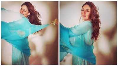 Raksha Bandhan is right around the corner, and we are all looking for an ethnic look to make a fashionable statement during the festivities. Well, during such times, it is always best to check out your favourite celebrities' recent picks and take inspiration. For instance, Kareena Kapoor's traditional look for promoting her and Aamir Khan's next Laal Singh Chaddha in Mumbai today. It deserves a place in your Rakhi wardrobe. (Instagram) Raksha Bandhan is right around the corner, and we are all looking for an ethnic look to make a fashionable statement during the festivities. Well, during such times, it is always best to check out your favourite celebrities' recent picks and take inspiration. For instance, Kareena Kapoor's traditional look for promoting her and Aamir Khan's next Laal Singh Chaddha in Mumbai today. It deserves a place in your Rakhi wardrobe. (Instagram)