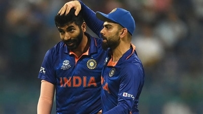 Virat Kohli and Jasprit Bumrah.&nbsp; (Getty)