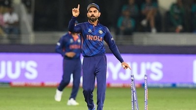 Virat Kohli during his last limited-overs series as India captain. (Getty) Virat Kohli during his last limited-overs series as India captain. (Getty)