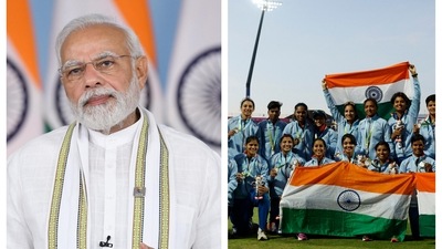 PM modi congratulates India women's cricket team