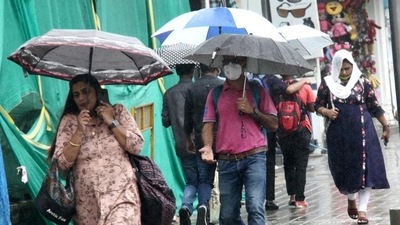 As per official data, in the last 24 hours of up to 8.30 am, Nagpur had recorded 108.7 mm rainfall, followed by Wardha, Gadchiroli and Yavatmal. (HT Photo) As per official data, in the last 24 hours of up to 8.30 am, Nagpur had recorded 108.7 mm rainfall, followed by Wardha, Gadchiroli and Yavatmal. (HT Photo)