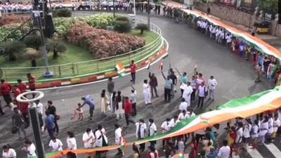 300m national flag in Visakhapatnam to mark 75 years of India's independence (ANI)