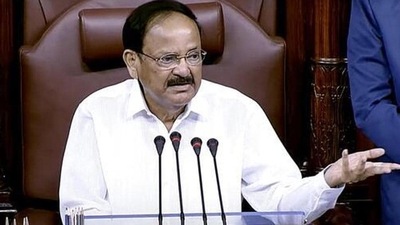 Outgoing Rajya Sabha Chairman and Vice President of India, Venkaiah Naidu Outgoing Rajya Sabha Chairman and Vice President of India, Venkaiah Naidu