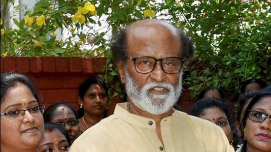 Actor Rajinikanth on Monday held a meeting with Tamil Nadu governor RN Ravi at Raj Bhavan here, which he described as a courtesy call where they spoke for 25-30 minutes. (PTI)