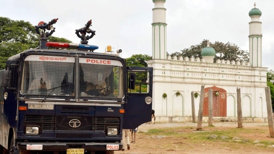  Idgah Maidan at Chamarajpet, in Bengaluru. (HT_PRINT) Idgah Maidan at Chamarajpet, in Bengaluru. (HT_PRINT)