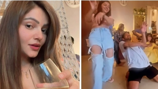 Rubina Dilaik enjoys a mini reunion with KKK 12 contestants. Rubina Dilaik enjoys a mini reunion with KKK 12 contestants. 