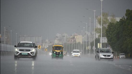 Generally overcast weather was likely on Monday. (HT PHOTO) Generally overcast weather was likely on Monday. (HT PHOTO)