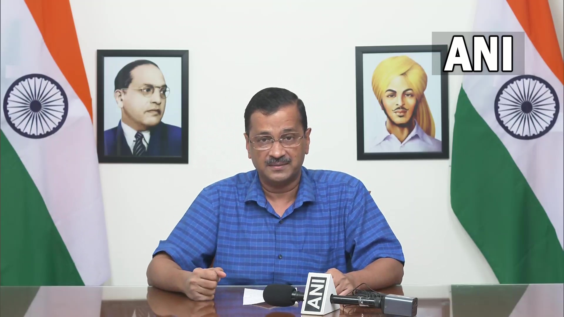Delhi CM and AAP leader Arvind Kejriwal address a press briefing on Monday. Delhi CM and AAP leader Arvind Kejriwal address a press briefing on Monday.